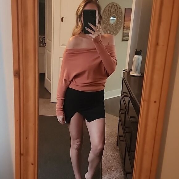 Off Shoulder Sweater  - Picture 1 of 3